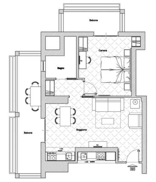 Residence Elisabetta Cesenatico Kültér fotó